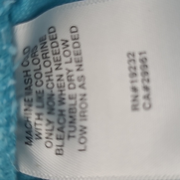 Alfred Dunner Capri Pants turquoise blue white ladder stud leg detailing pockets - Picture 6 of 6